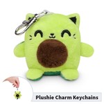 Plush Charm Keychain: Happy Avo-Cat-O