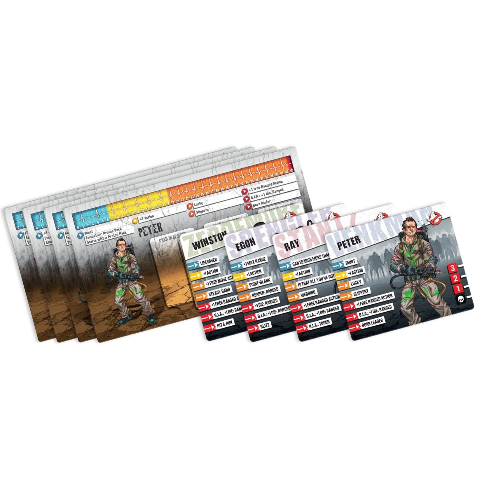 CMON LE Zombicide Ghostbusters Character Packs 1 & 2 + Stay Puft Marshmallow Man Bundle