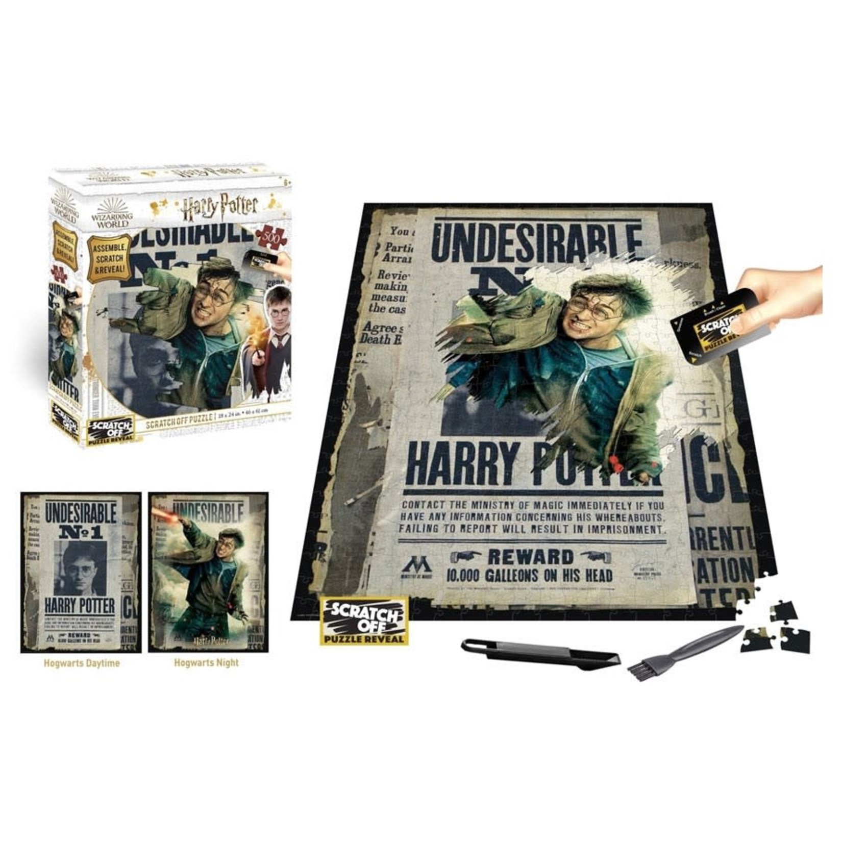 Scratch Off: Harry Potter Wanted 500 Piece Puzzle