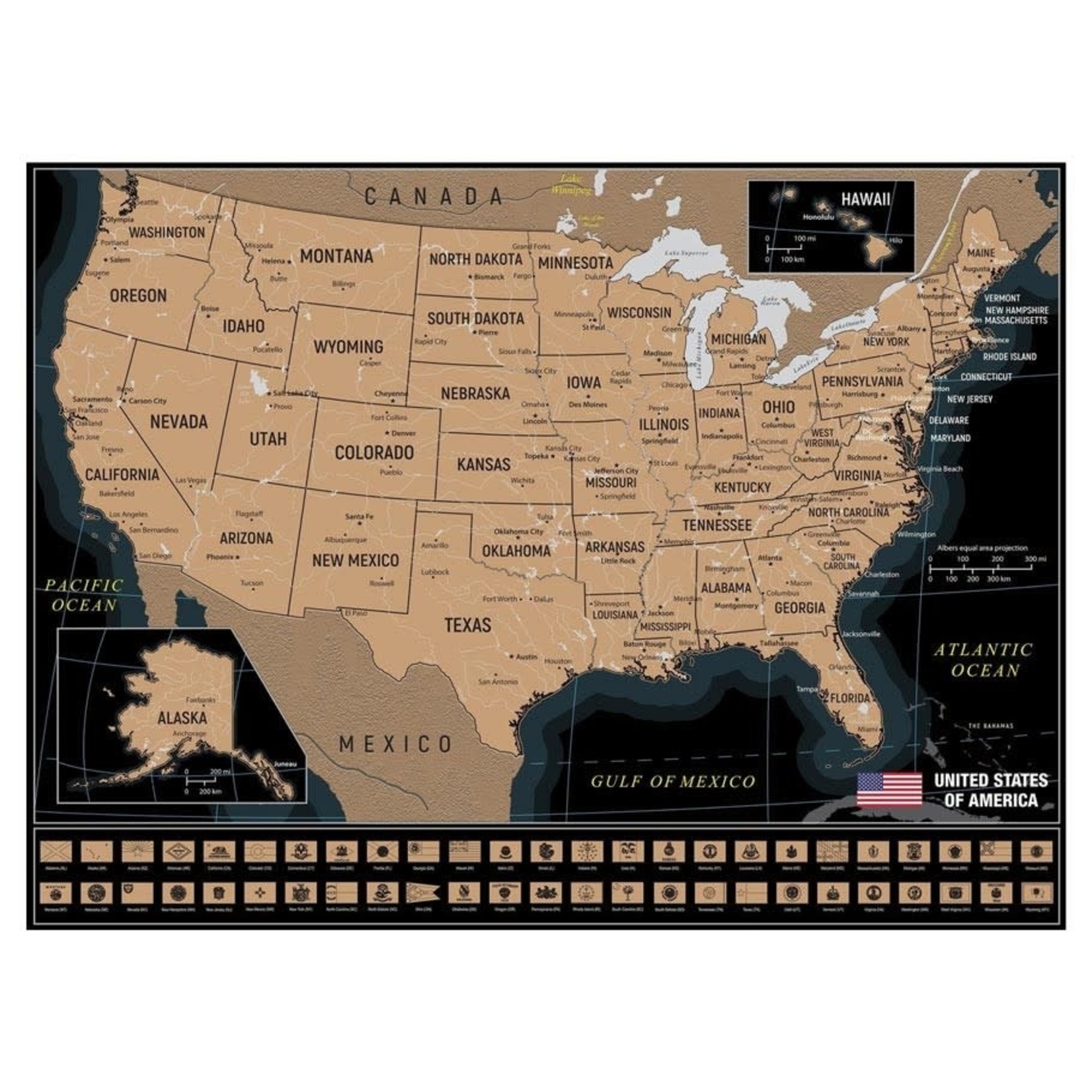 Scratch Off: USA Travel 500 Piece Puzzle