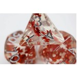 Foam Brain Inclusion Dice: Butterfly Kiss - Orange Dice Set