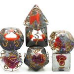 Foam Brain Inclusion Dice: Suit of Dice - Hearts Dice Set