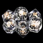 Foam Brain Inclusion Dice: Stone Skull Dice Set