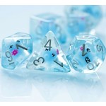 Foam Brain Inclusion Dice: Blue Octopus Dice Set