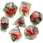 Foam Brain Inclusion Dice: Red Ladybug Dice Set