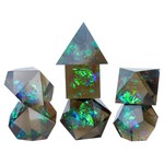 Sirius Dice: Cloak & Dagger Black | 7 Die Polyhedral Set | SDZ001006