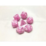 HD Pearl Dice: Pink | 7 Die Acrylic Polyhedral Set