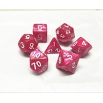 HD Pearl Dice: Rose Red | 7 Die Acrylic Polyhedral Set