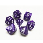 HD Pearl Dice: Dark Purple | 7 Die Acrylic Polyhedral Set