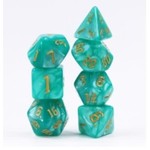HD Pearl Dice: Sea Green | 7 Die Acrylic Polyhedral Set