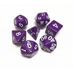 HD Opaque Dice: Purple | 7 Die Acrylic Polyhedral Set