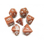 HD Opaque Dice: Brown | 7 Die Acrylic Polyhedral Set