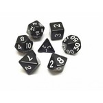 HD Opaque Dice: Black | 7 Die Acrylic Polyhedral Set