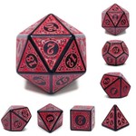 HD Opaque Dice: Magic Flame Red | 7 Die Acrylic Polyhedral Set