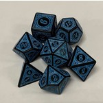 HD Opaque Dice: Magic Flame Blue | 7 Die Acrylic Polyhedral Set