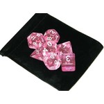 HD Gem Dice: Magenta | 7 Die Acrylic Polyhedral Set