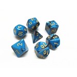 HD Blend Color Dice: Blue and Black | 7 Die Acrylic Polyhedral Set