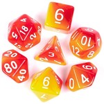 HD Blend Color Dice: Rising Phoenix | 7 Die Acrylic Polyhedral Set