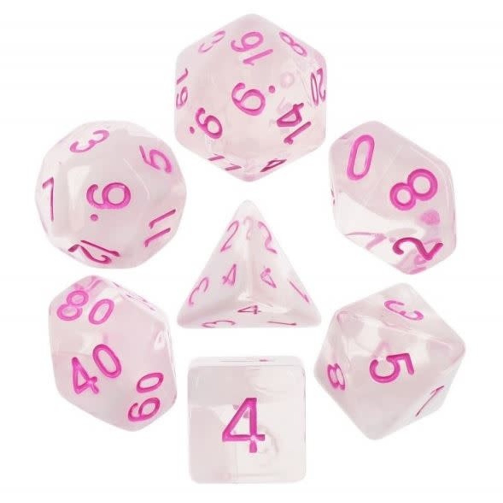 HD Blend Color Dice: Cloudy Passion | 7 Die Acrylic Polyhedral Set