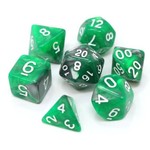 HD Blend Color Dice: Emerald Ore | 7 Die Acrylic Polyhedral Set