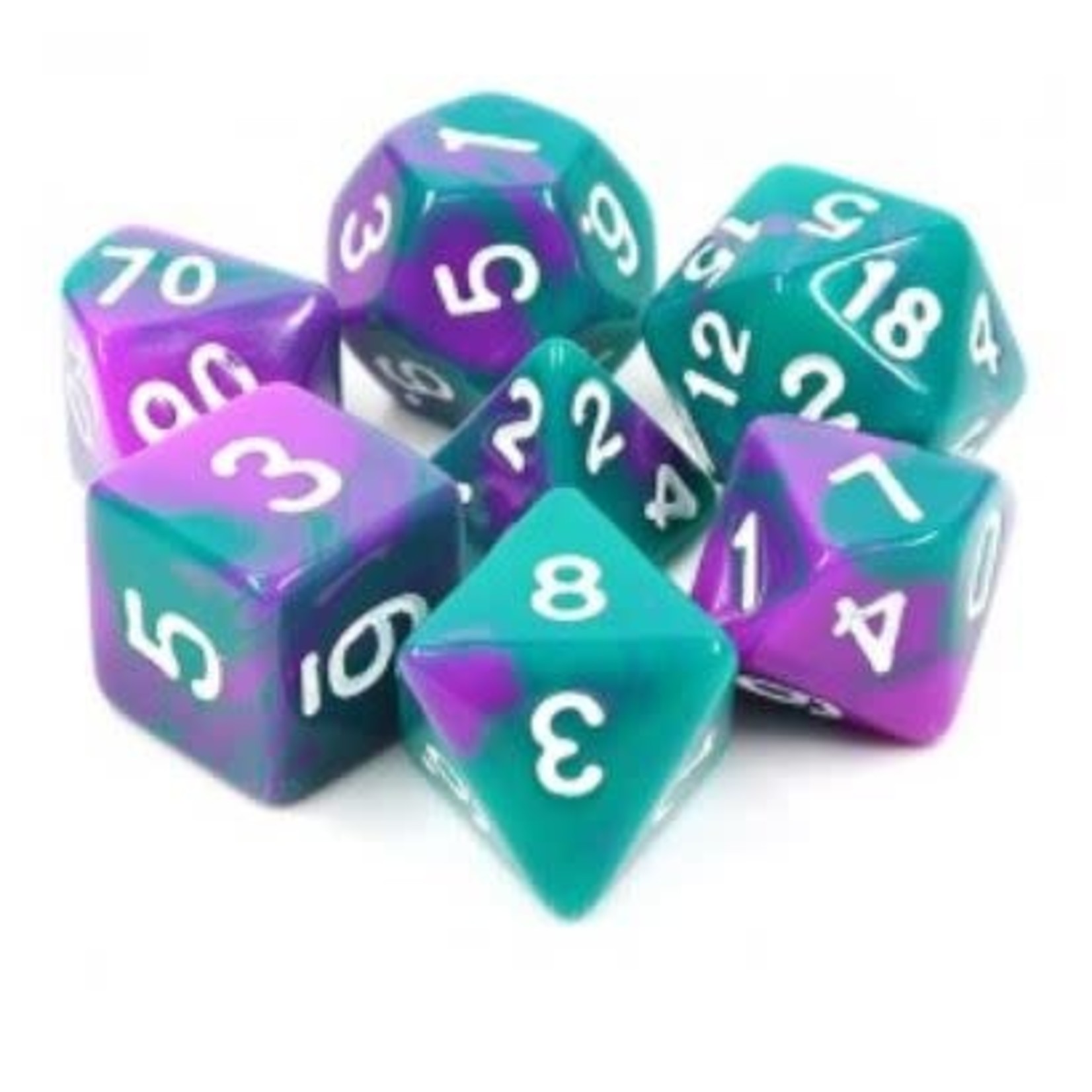 HD Blend Color Dice: The Joker | 7 Die Acrylic Polyhedral Set