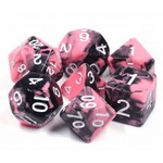 HD Blend Color Dice: Watermelon Cream | 7 Die Acrylic Polyhedral Set