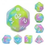 HD Blend Color Dice: Childhood | 7 Die Acrylic Polyhedral Set