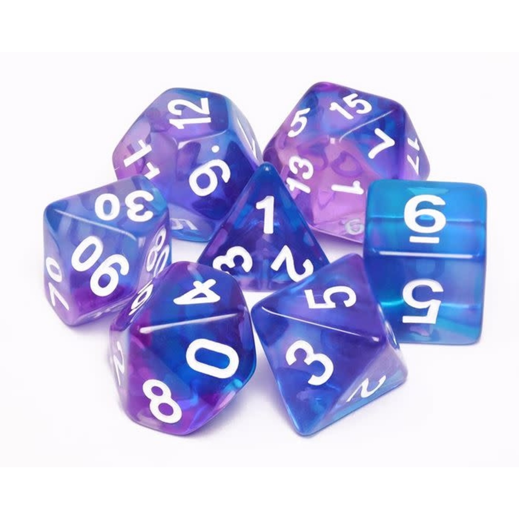HD Blend Color Dice: Crystal Dream | 7 Die Acrylic Polyhedral Set