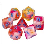 HD Blend Color Dice: Zinnia Fairy | 7 Die Acrylic Polyhedral Set