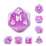 HD Aurora Dice: Stars Shine | 7 Die Acrylic Polyhedral Set