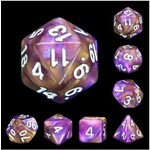 HD Aurora Dice: Royal Purple | 7 Die Acrylic Polyhedral Set