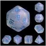 HD Aurora Dice: The Chaos with Blue Font | 7 Die Acrylic Polyhedral Set