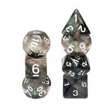 HD Aurora Dice: Stellar Explosion Glow In The Dark | 7 Die Acrylic Polyhedral Set