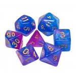 HD Aurora Dice: Midsummer Night | 7 Die Acrylic Polyhedral Set