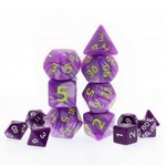 HD Giant Pearl Dice: Purple | 7 Die Acrylic Polyhedral Set