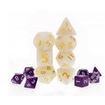 HD Giant Pearl Dice: White | 7 Die Acrylic Polyhedral Set