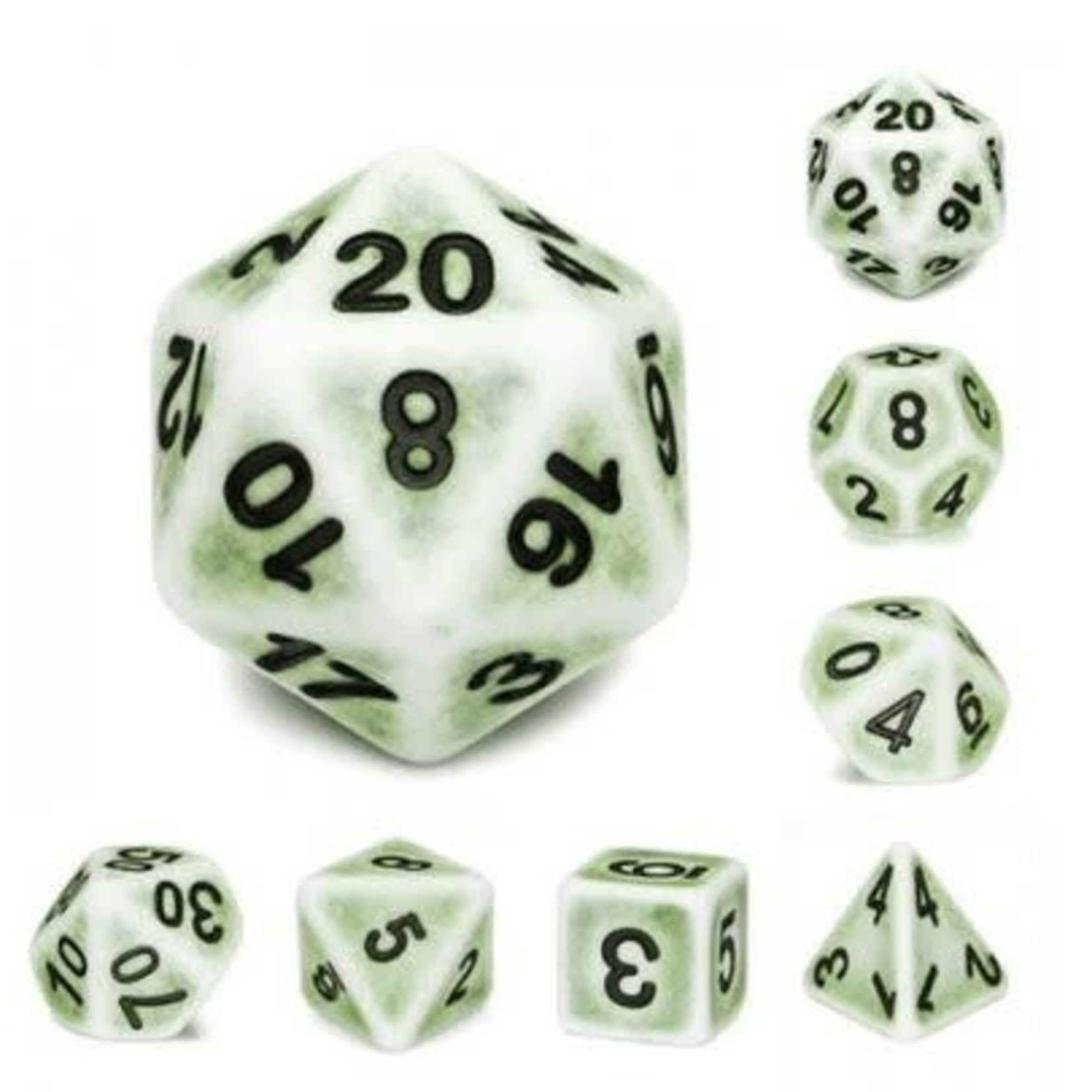 HD Ancient Dice: Pear | 7 Die Resin Polyhedral Set