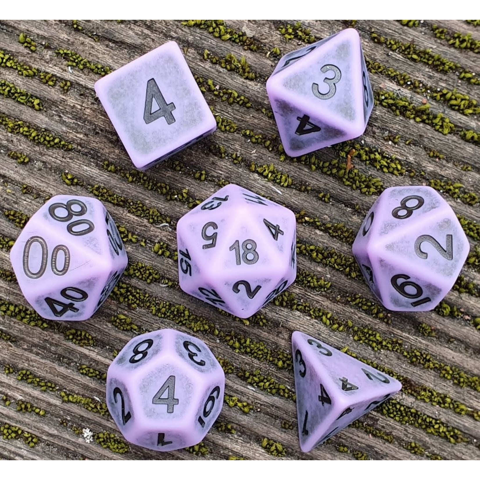 HD Ancient Dice: Swamp Fog | 7 Die Resin Polyhedral Set