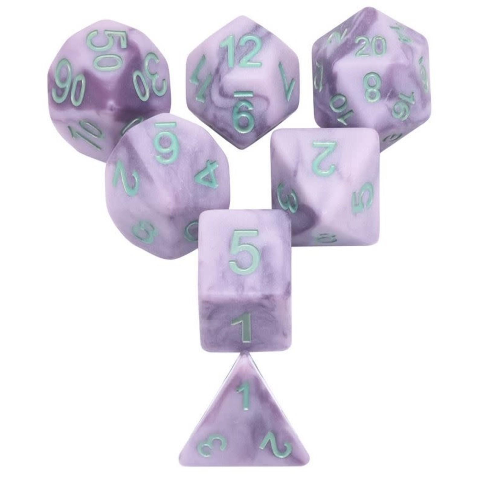 HD Frosted Matte Dice: Ancient Ballad | 7 Die Resin Polyhedral Set