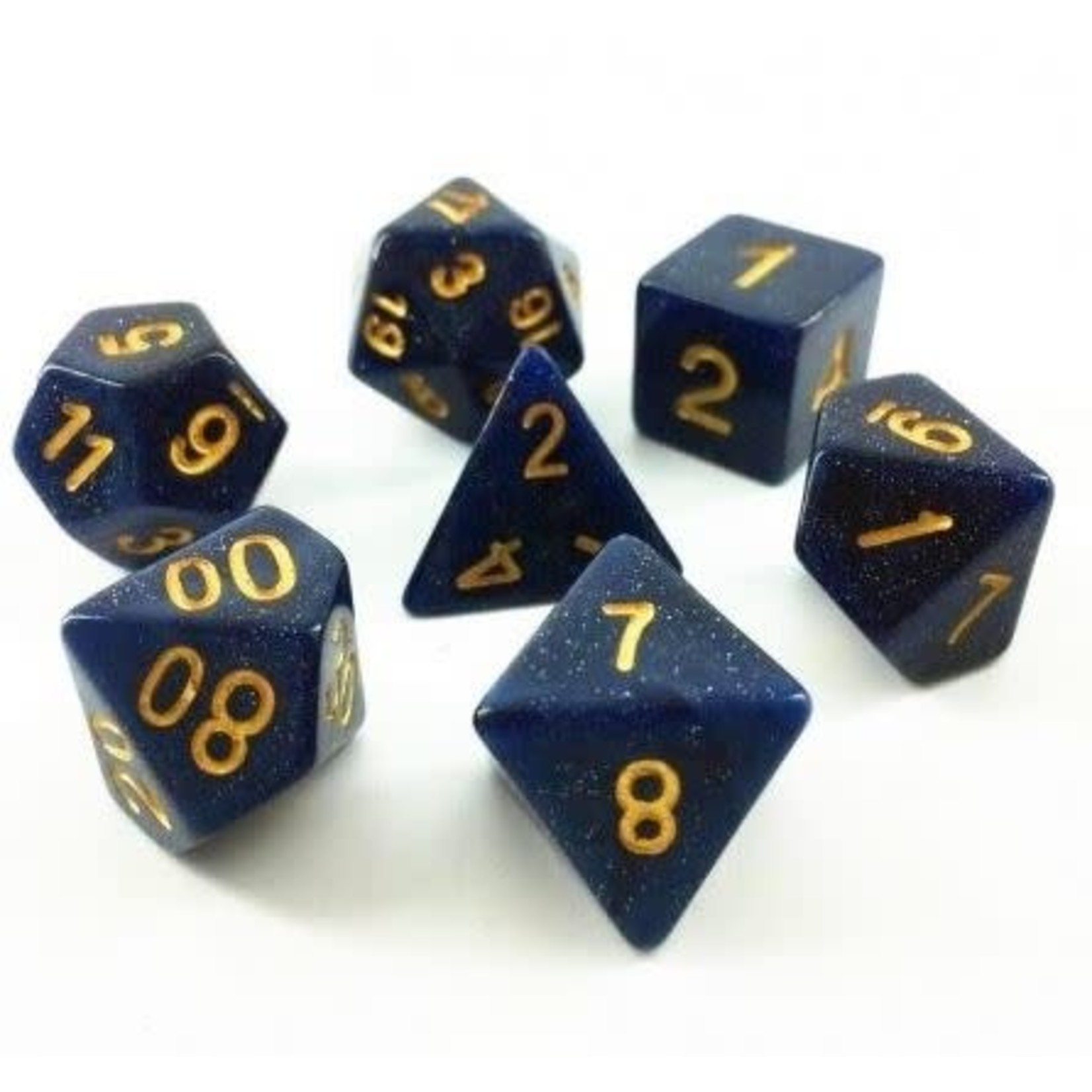 HD Glitter Dice: Universe | 7 Die Resin Polyhedral Set