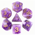 HD Jade Dice: Purple | 7 Die Resin Polyhedral Set