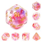 HD Pearl Swirl Dice: Clematis Edda | 7 Die Resin Polyhedral Set
