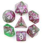 HD Pearl Swirl Dice: Wizards Hat | 7 Die Resin Polyhedral Set