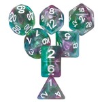HD Pearl Swirl Dice: The Underwater | 7 Die Resin Polyhedral Set