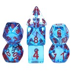 HD Pearl Swirl Dice: Ignis Fatuus | 7 Die Resin Polyhedral Set