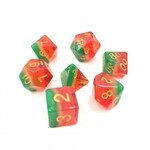 HD Layer Dice: Watermelon | 7 Die Resin Polyhedral Set