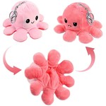 Plush Charm Keychain: Love Pink Octopus