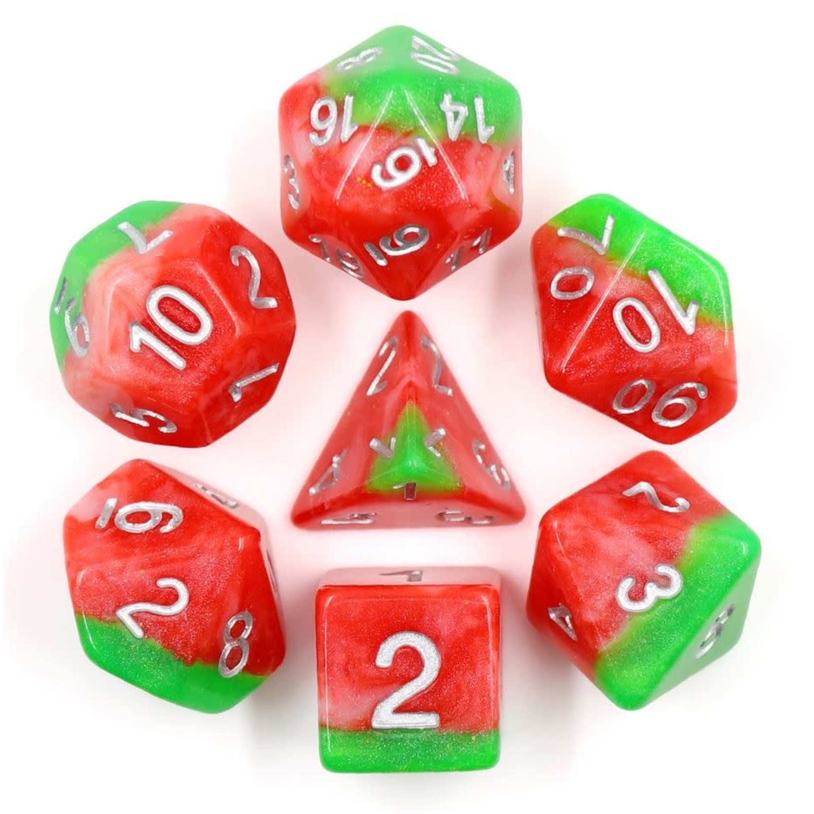 HD Layer Dice: Italian Ice | 7 Die Resin Polyhedral Set