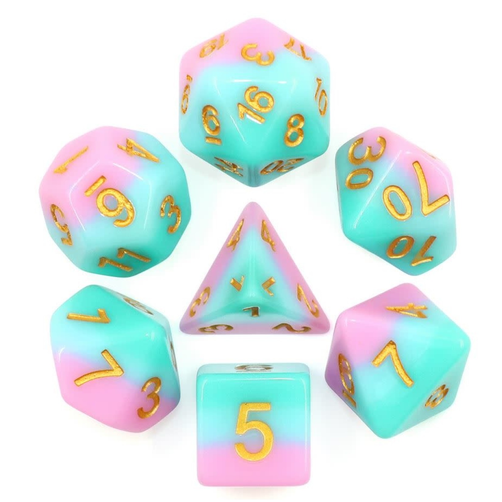 HD Layer Dice: Luxury Dream | 7 Die Resin Polyhedral Set