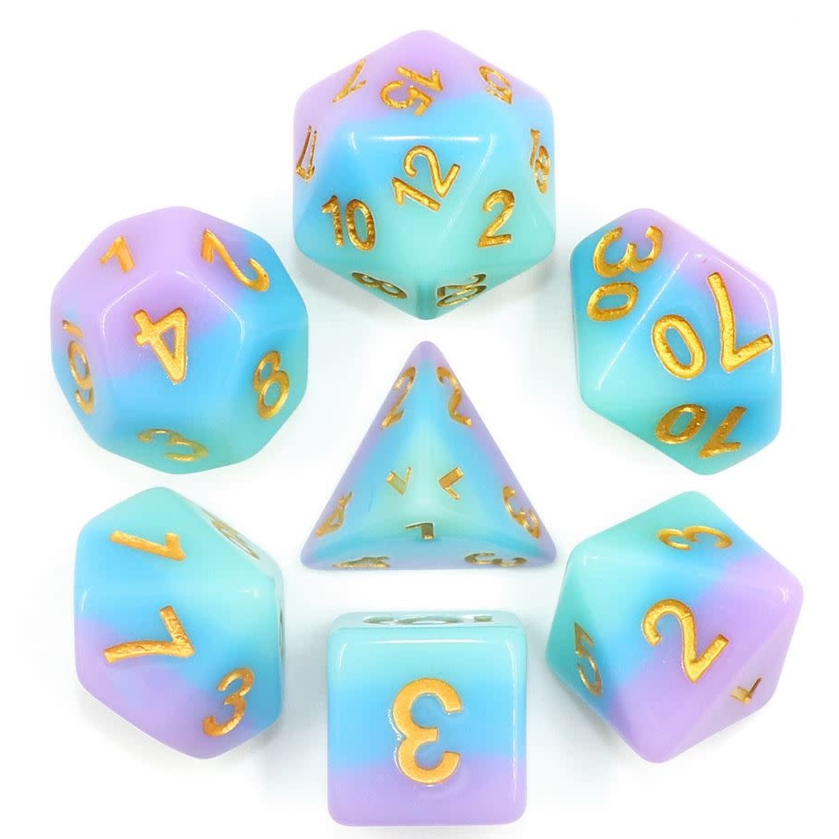 HD Layer Dice: Bridal'S Botique | 7 Die Resin Polyhedral Set